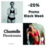 Dal 23 al 30 Novembre sconto 25% sui completi moda Chantelle e Passionata!