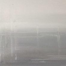 Silenzio, acrilico e sabbia su tela, 80x100, 2014